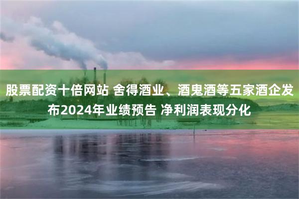 股票配资十倍网站 舍得酒业、酒鬼酒等五家酒企发布2024年业绩预告 净利润表现分化